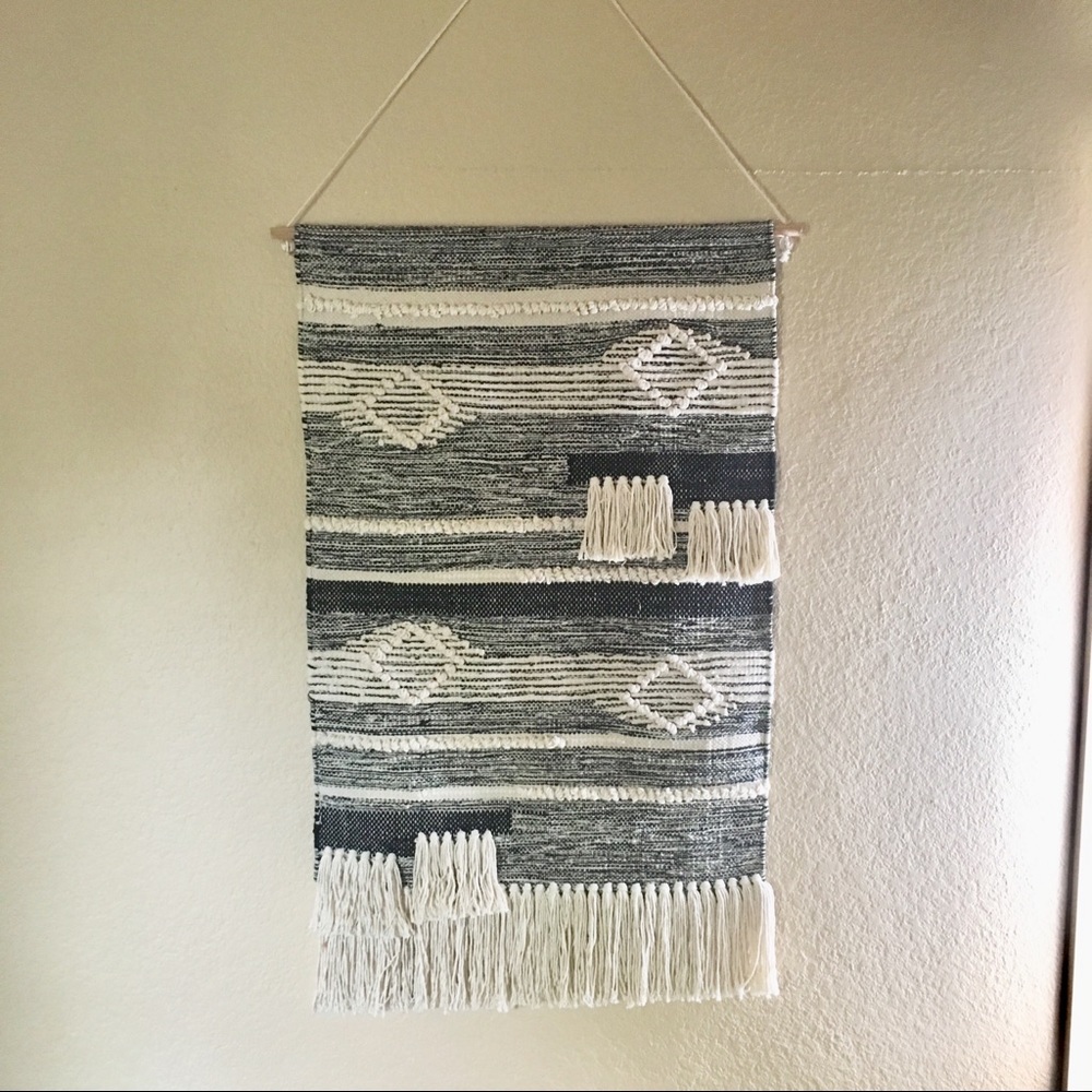 Large Bohemian Woven Wall Hanging